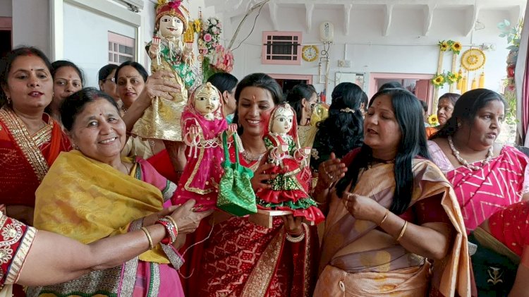 दादी ग्रुप की ओर से मनाया गया गणगौर उत्सव